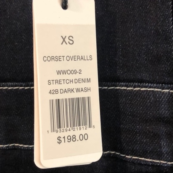 WeWoreWhat Denim Bustier Overalls Jumpsuit - Picture 4 of 8